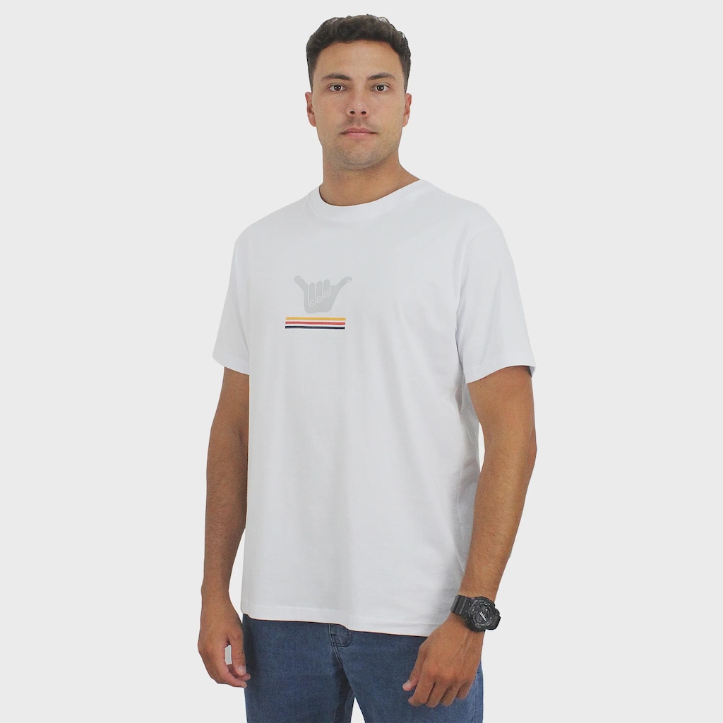 Camiseta Hang Loose Logo Gradiente Masculina