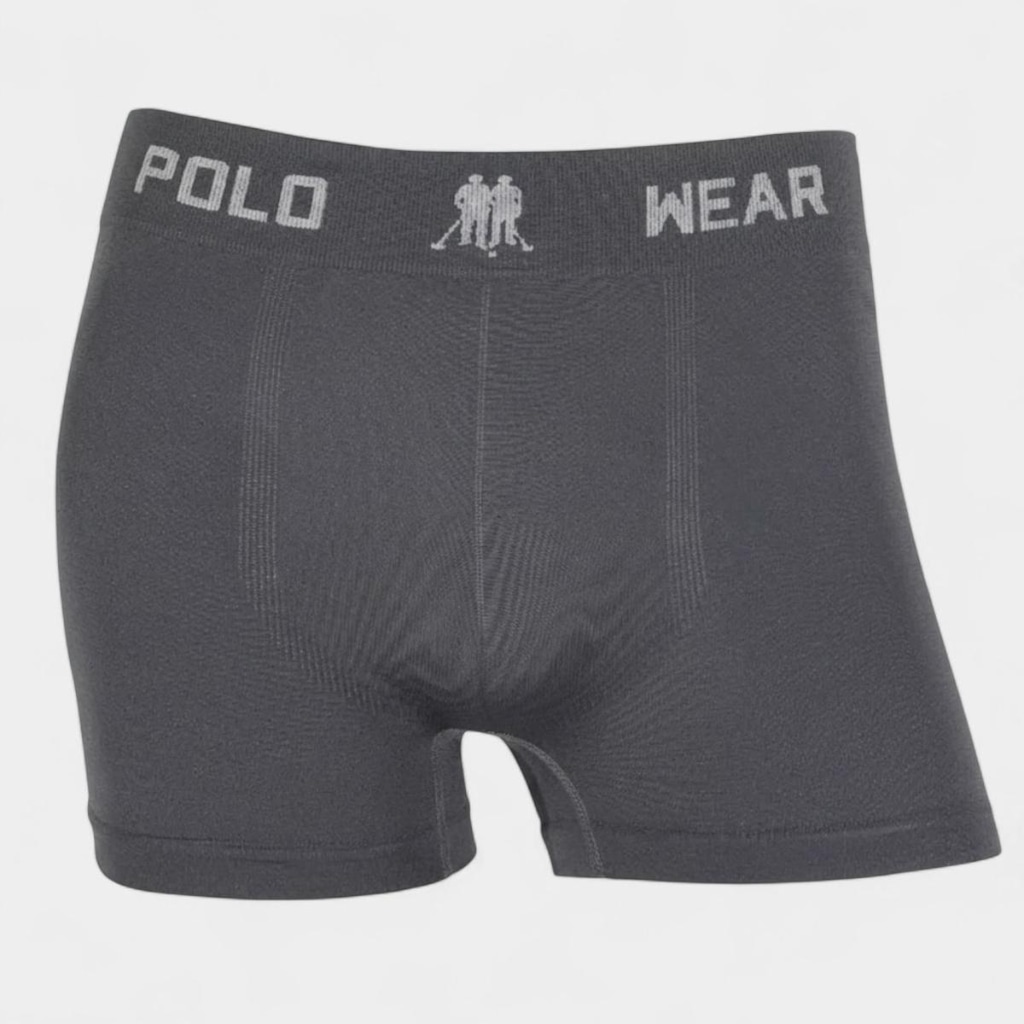 Cueca Boxer Polo Wear Microfibra Sem Costura Masculina