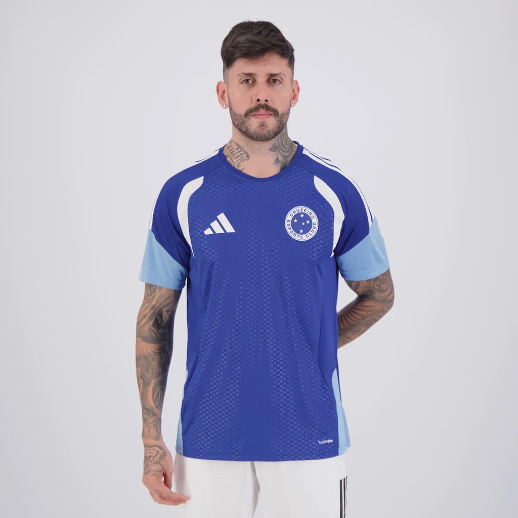Camisa do Cruzeiro Treino Atleta 26/27 adidas Masculina