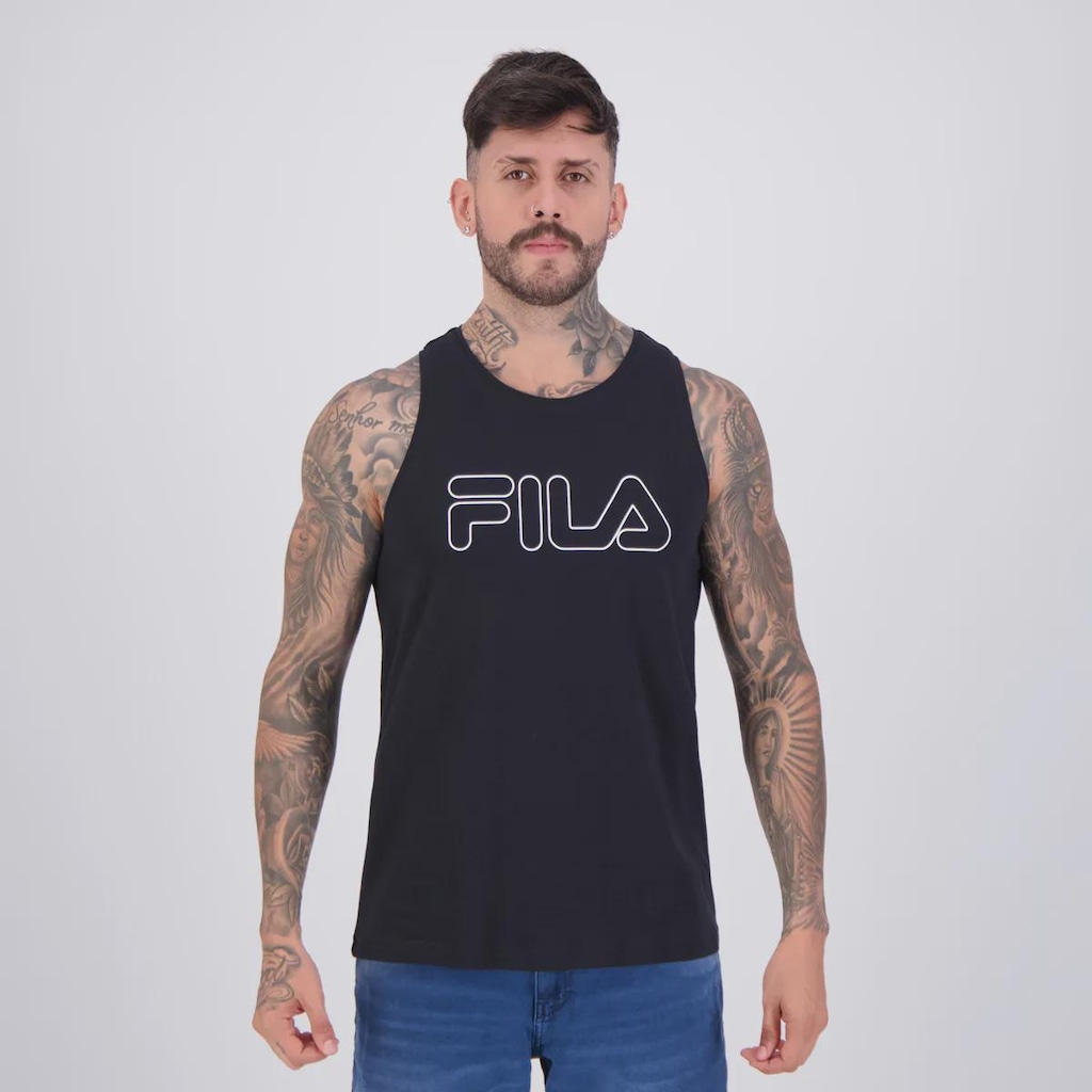 Regata Fila Letter Outline Logo Masculina