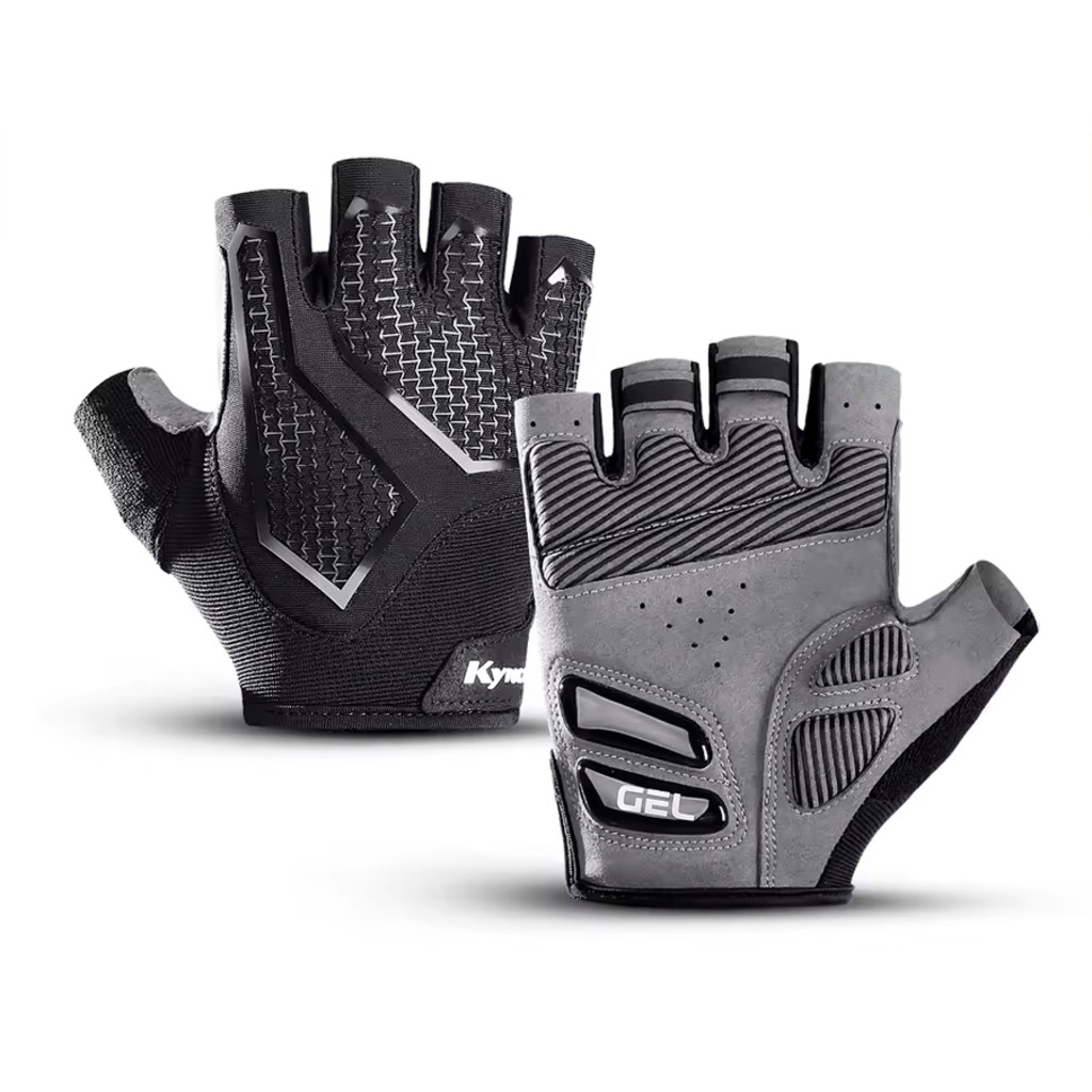 Luva Ciclismo Gold Sports Competition Gel Meio Dedos - Anti Slip Com Silicone e Respirável