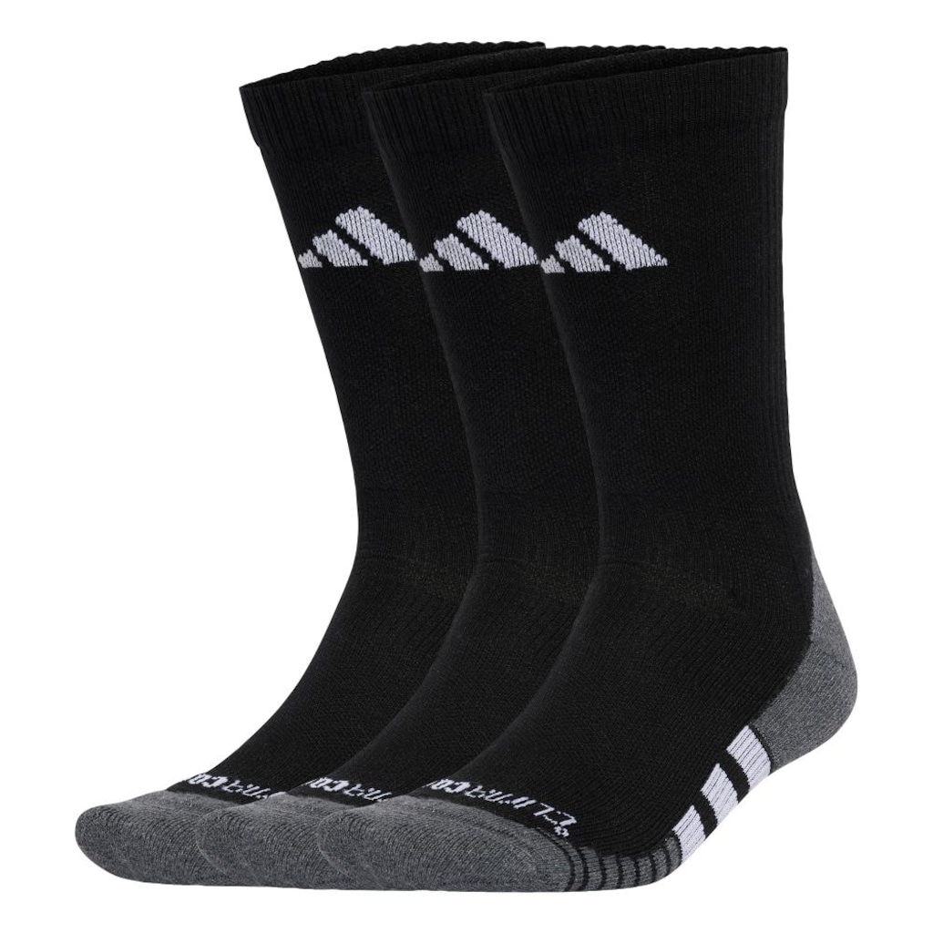 Meia adidas Acolchoadas Performance Climacool 3 Pares - Unissex