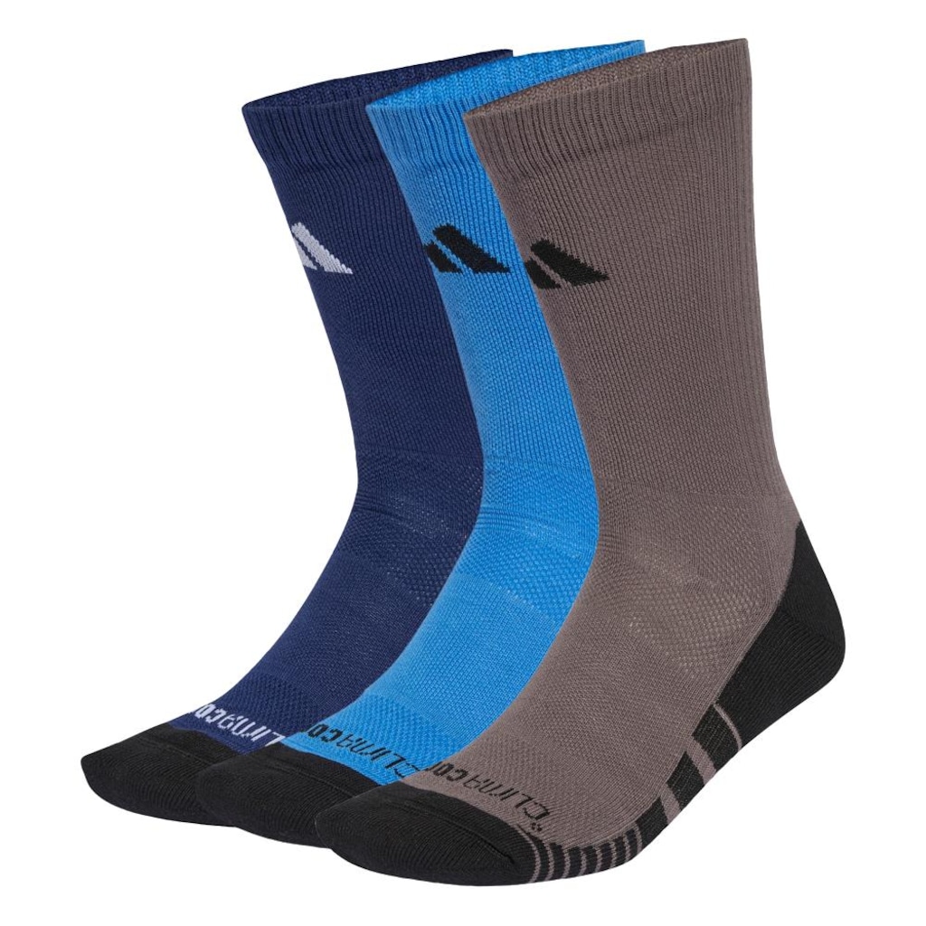 Meia adidas Acolchoadas Performance Climacool 3 Pares - Unissex
