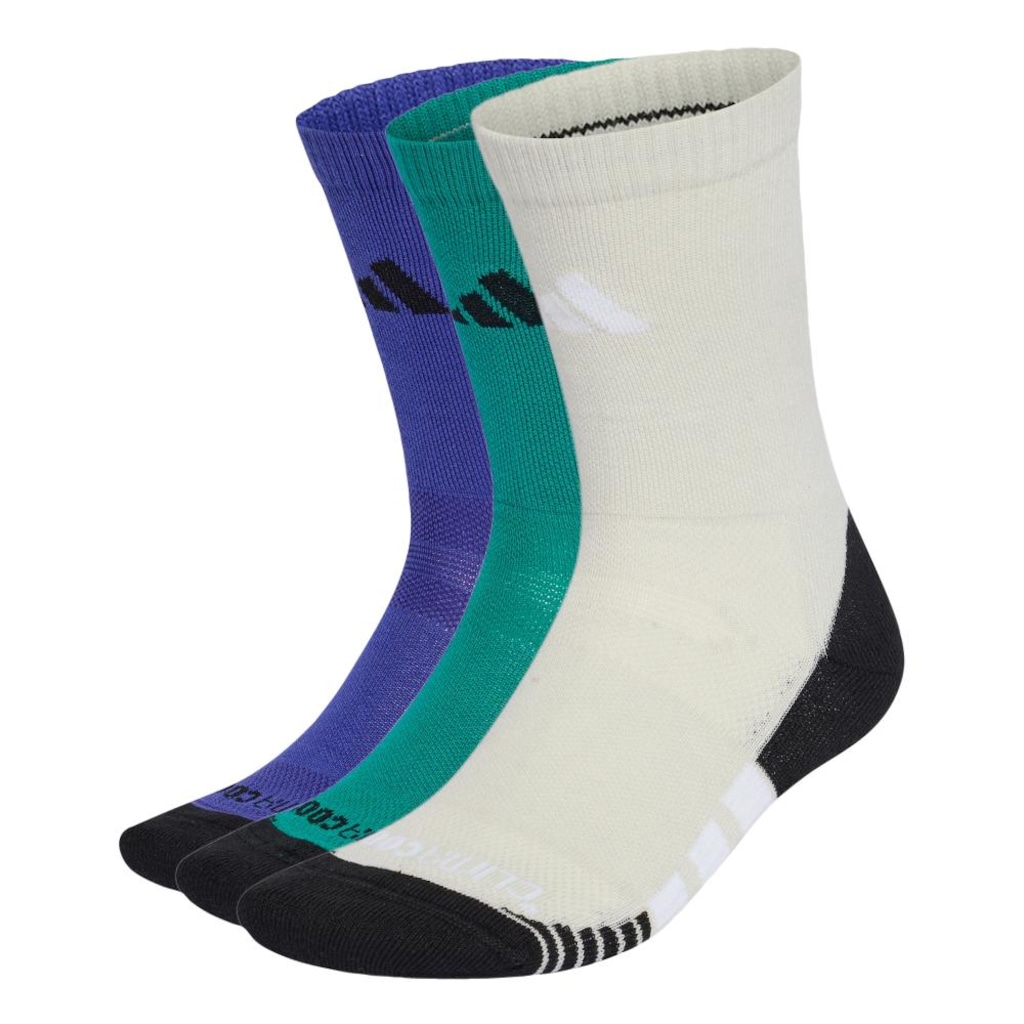 Meia adidas Acolchoadas Performance Climacool 3 Pares - Unissex