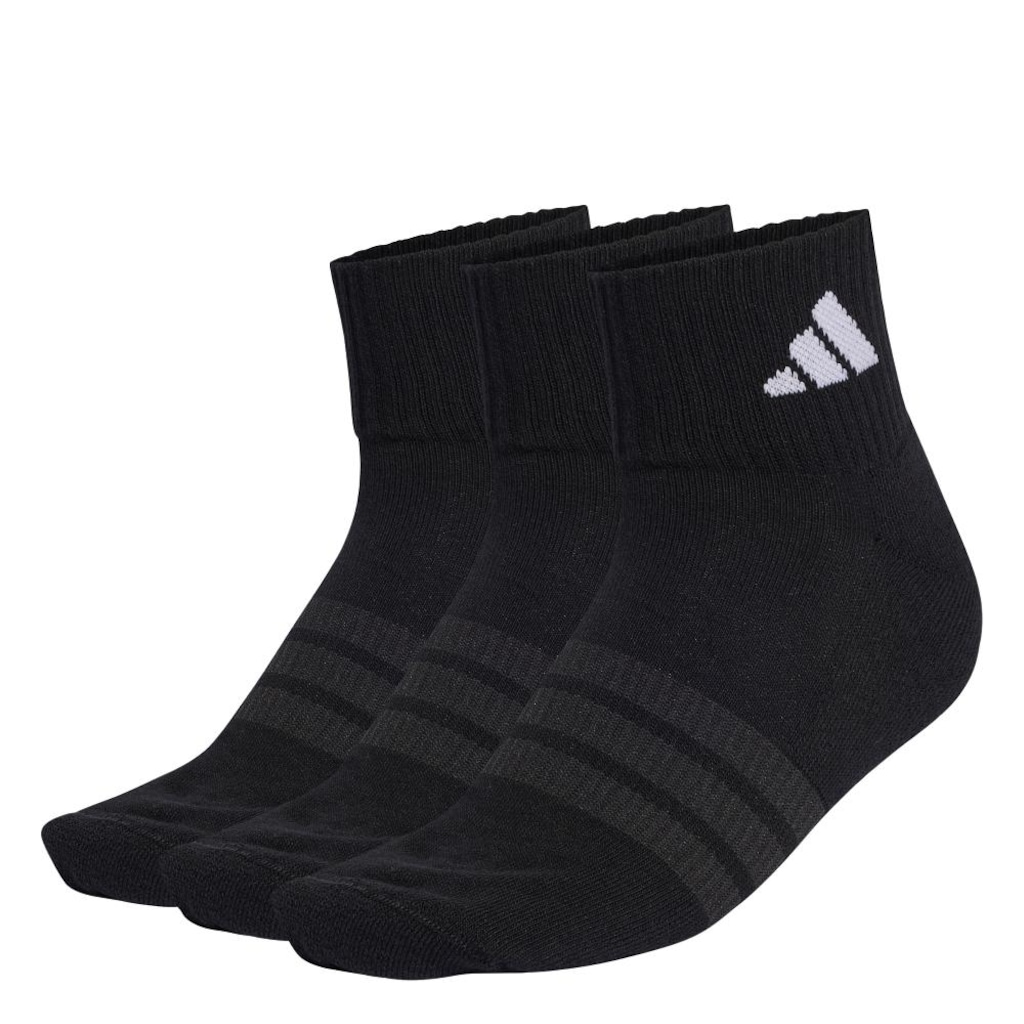 Meia Soquete adidas Cushioned Sportswear Unissex - 3 Pares