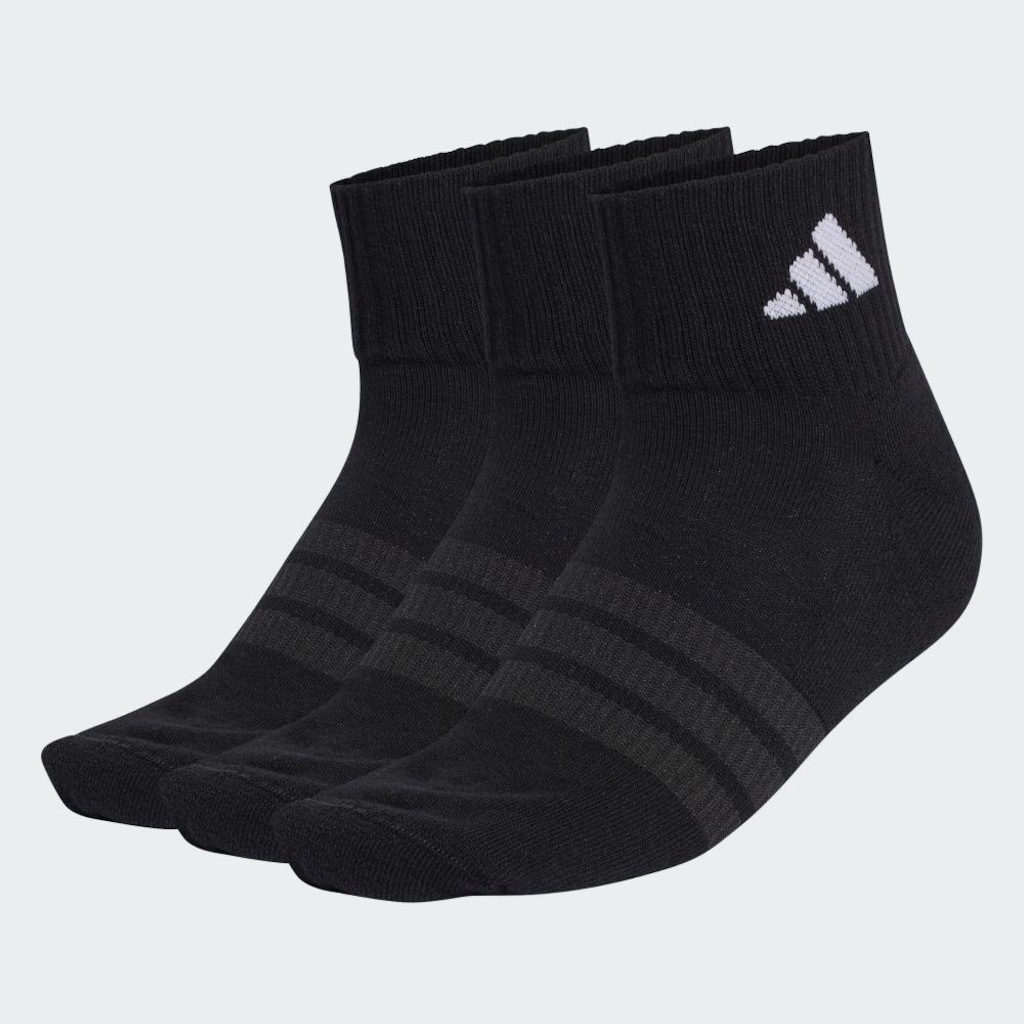Imagem 3 do produto Meia Soquete adidas Cushioned Sportswear Unissex - 3 Pares