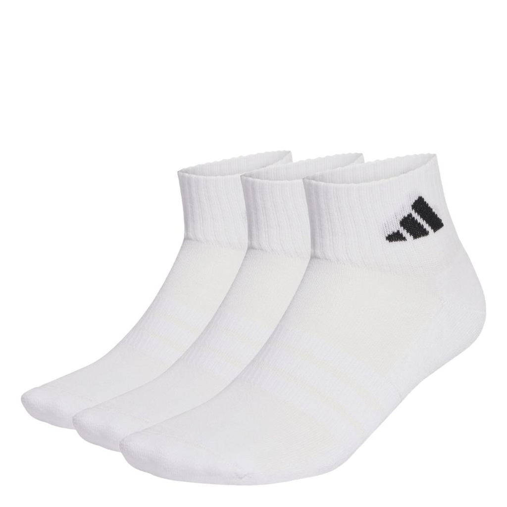Meia Soquete adidas Cushioned Sportswear Unissex - 3 Pares