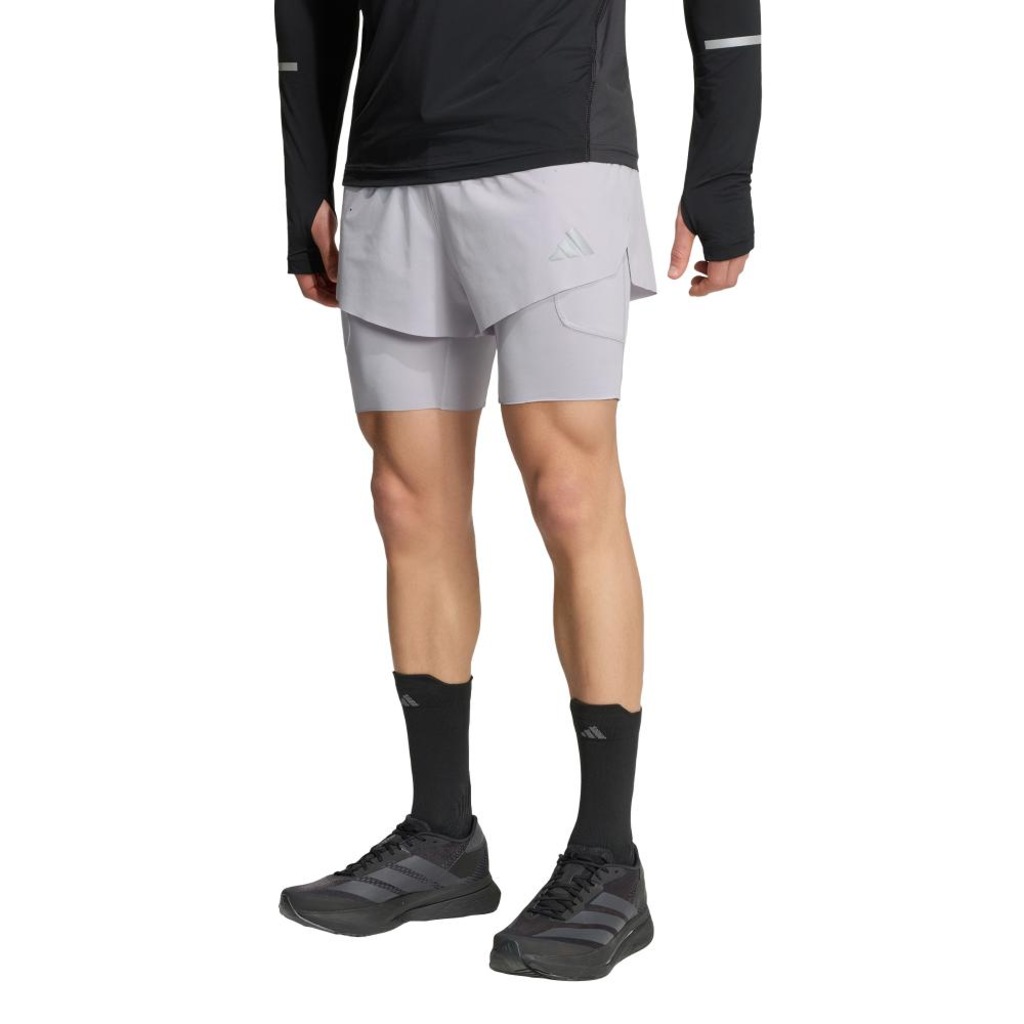 Short adidas adi365 Climacool+ 2 em 1 com 4 bolsos Masculino