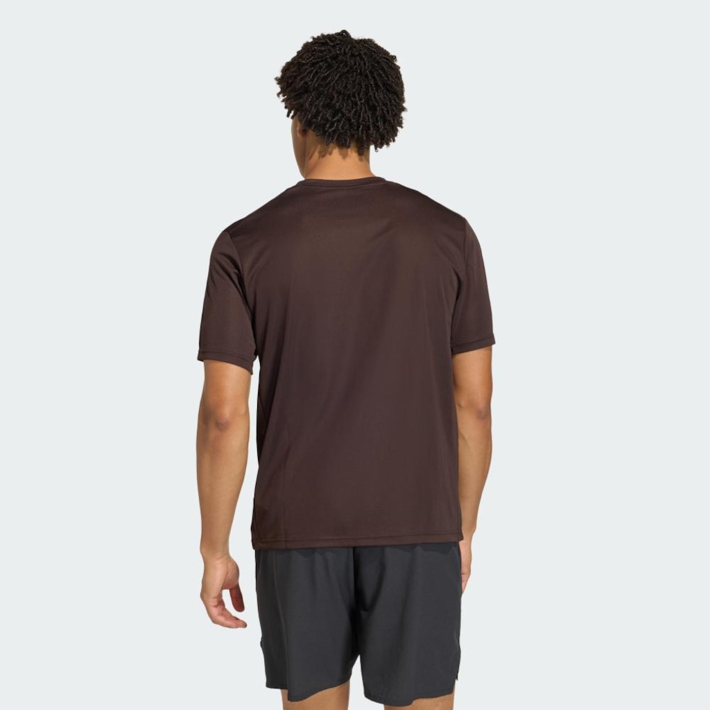 Camiseta adidas Workout Essentials Base Masculina - Foto 3