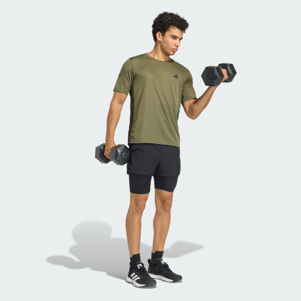 Imagem 4 do produto Camiseta adidas Workout Essentials Base Três Listras Masculina