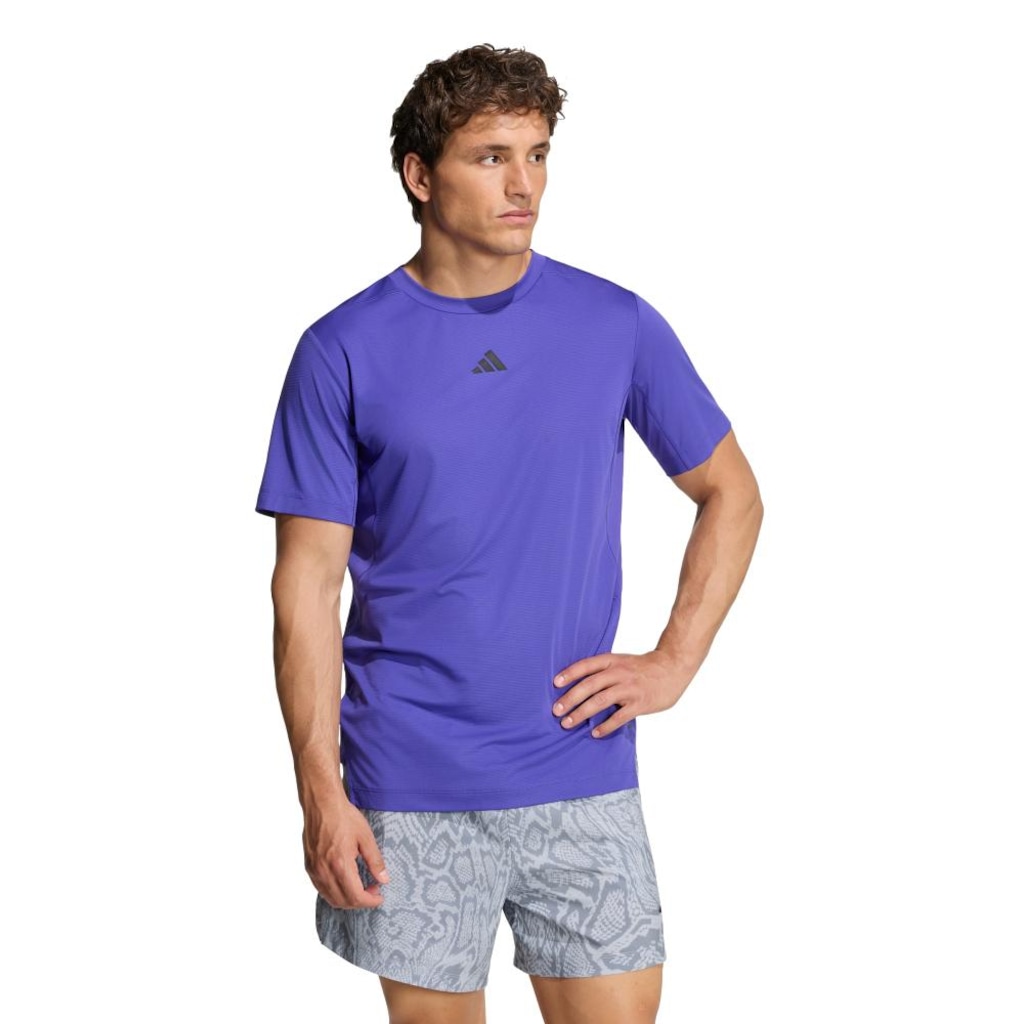 Camiseta adidas D4T PrimeLift 3-Stripes Masculina