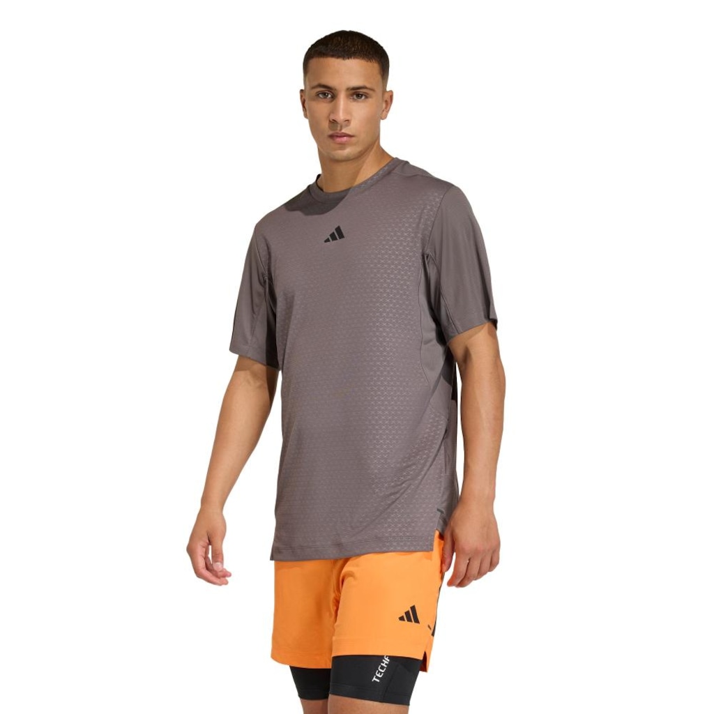 Camiseta adidas D4T PrimeLift 3-Stripes Masculina