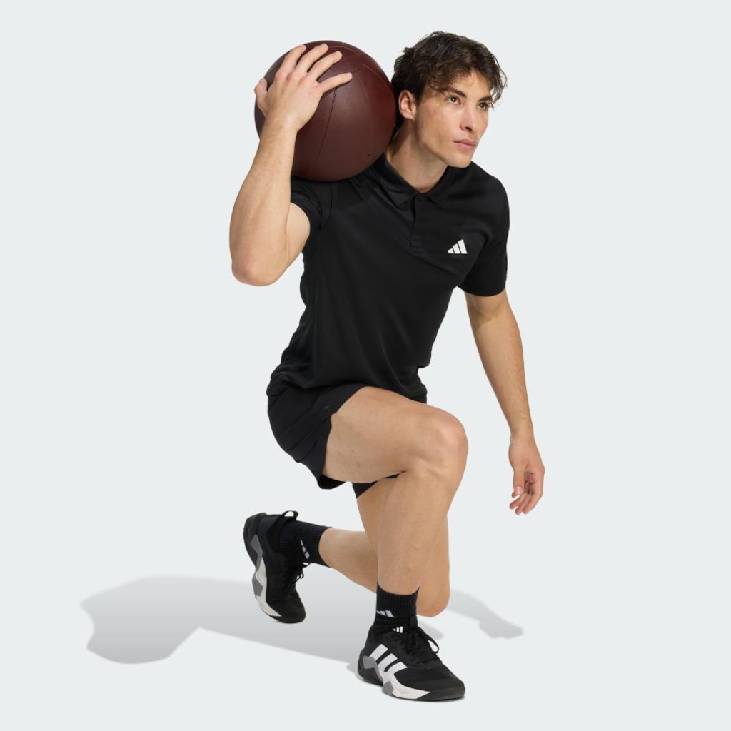 Imagem 4 do produto Camisa Polo adidas Workout Essentials Base Masculina