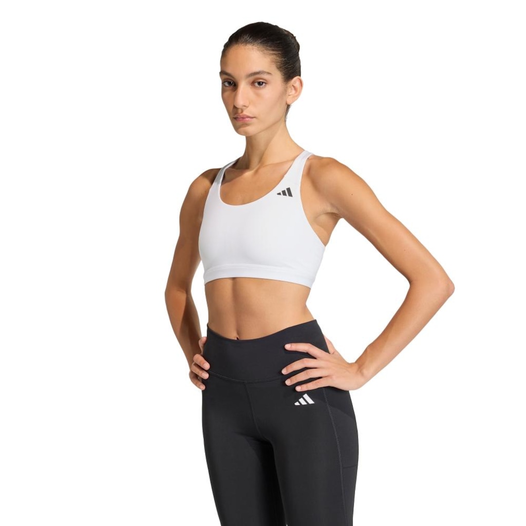Top Suporte Médio adidas Optime Essentials Workout Feminino