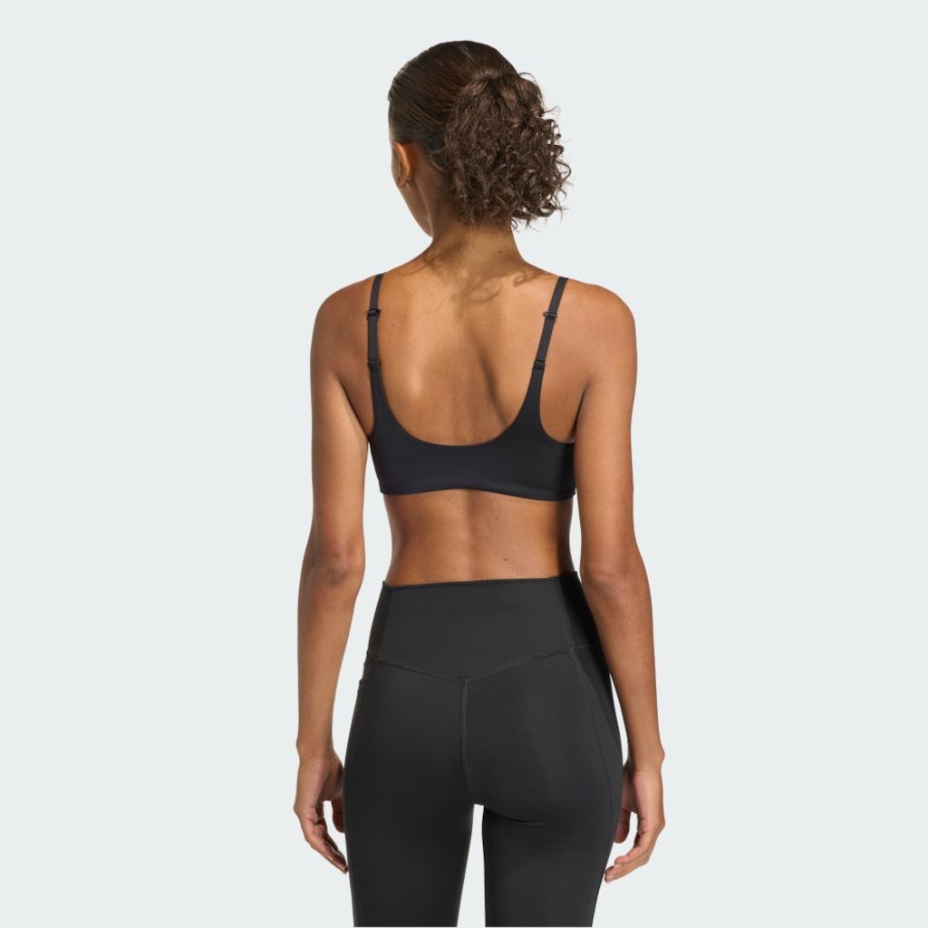 Imagem 3 do produto Top adidas Sustentação Leve Optime Essentials Workout Feminino