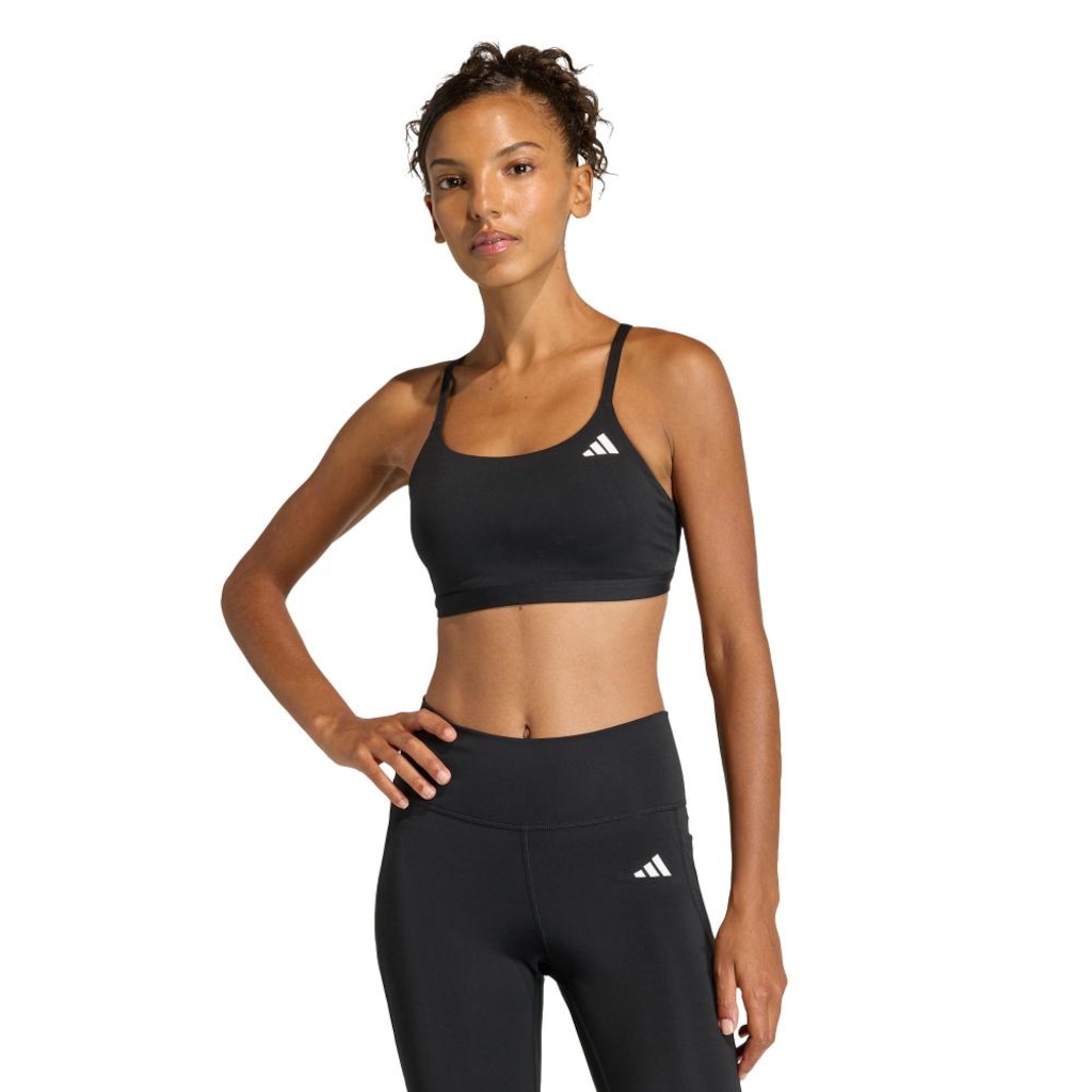 Top adidas Suporte Leve Optime Essentials Workout Feminino