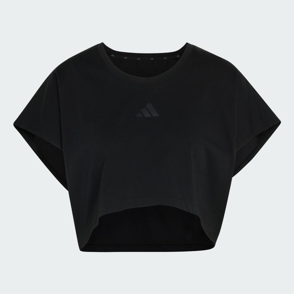 Imagem 2 do produto Camiseta Regata adidas Cortada Boxy Power Workout Três Listras Feminina
