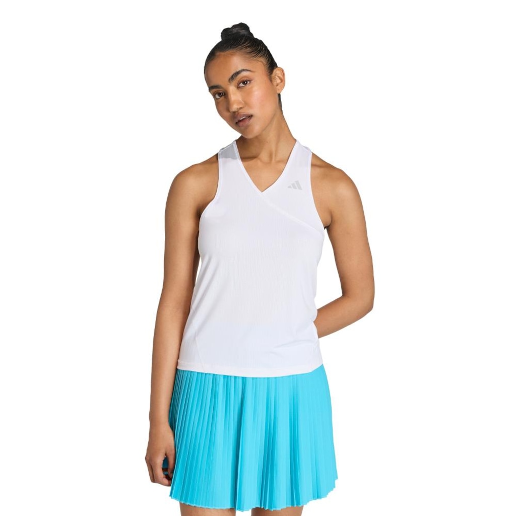 Camiseta Regata adidas Gola V Club Tennis Climacool Feminina