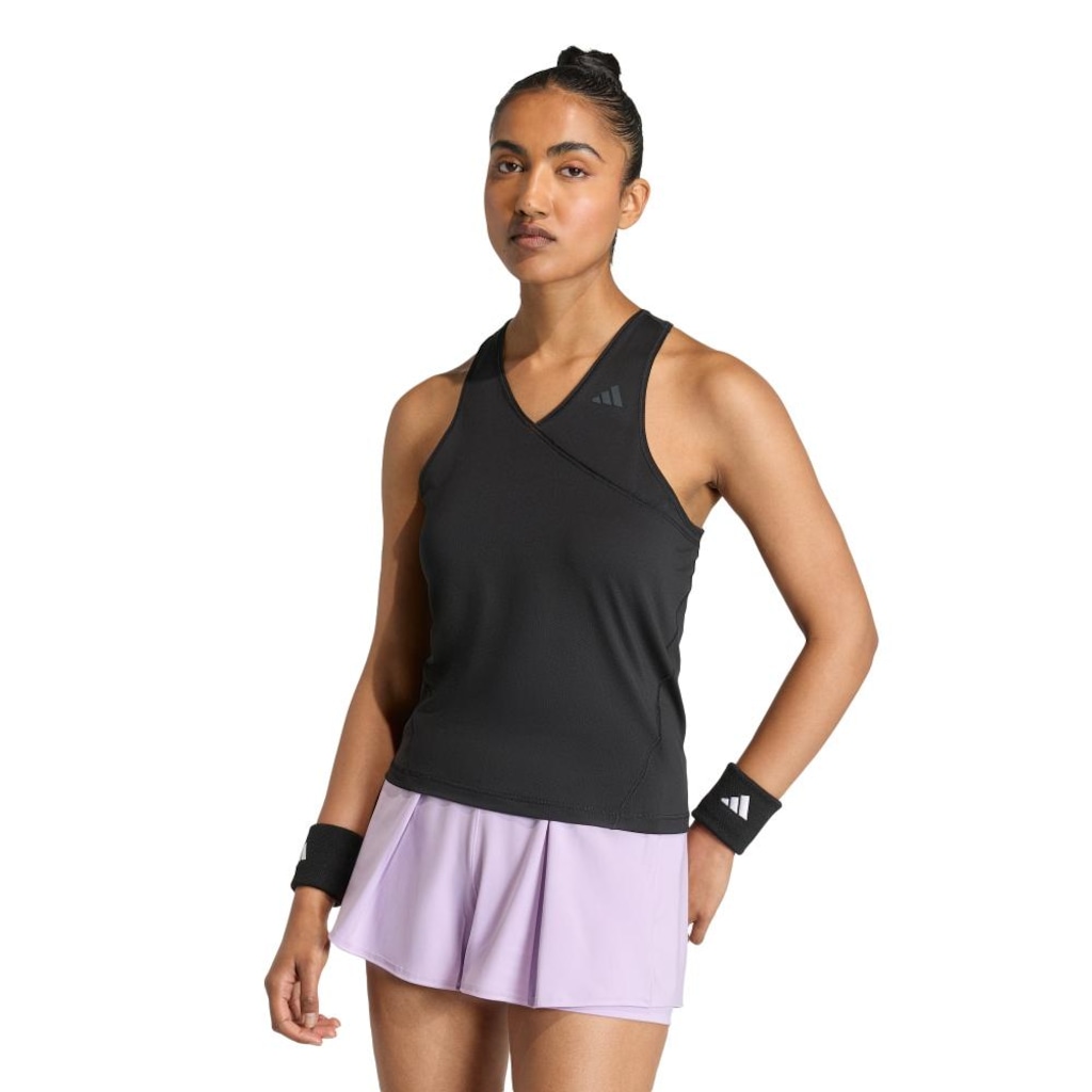 Camiseta Regata adidas Gola V Club Tennis Climacool Feminina