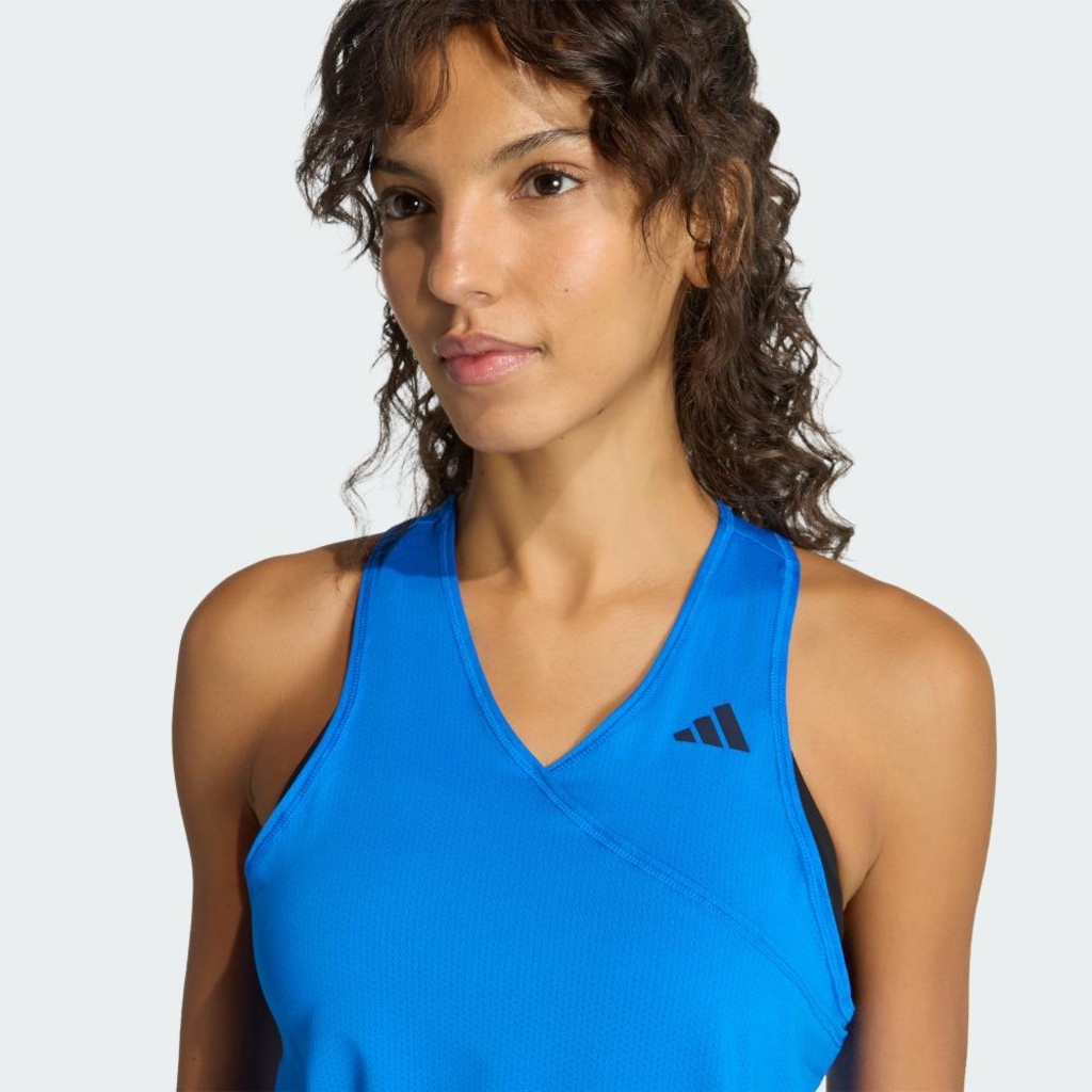 Imagem 5 do produto Camiseta Regata adidas Gola V Club Tennis Climacool Feminina