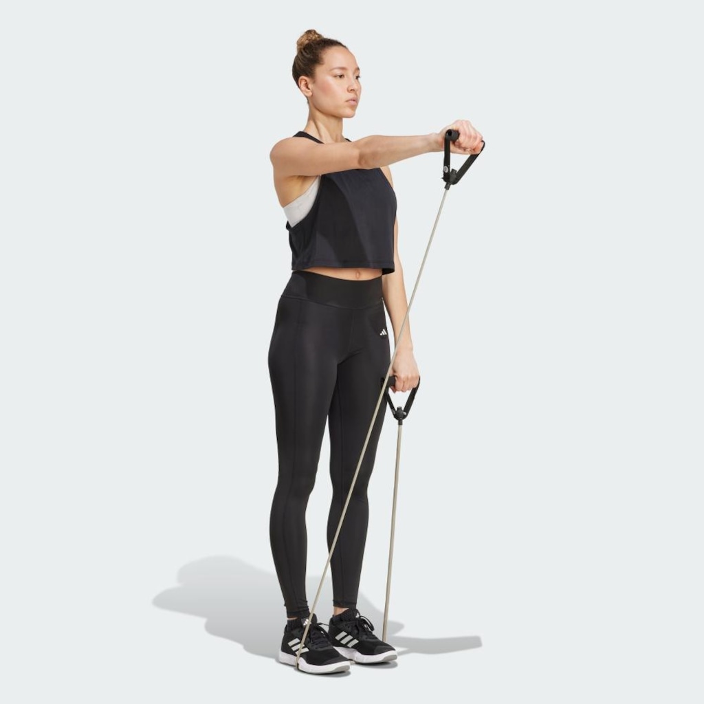 Imagem 4 do produto Camiseta Regata Cropped adidas Yoga Essentials Feminina