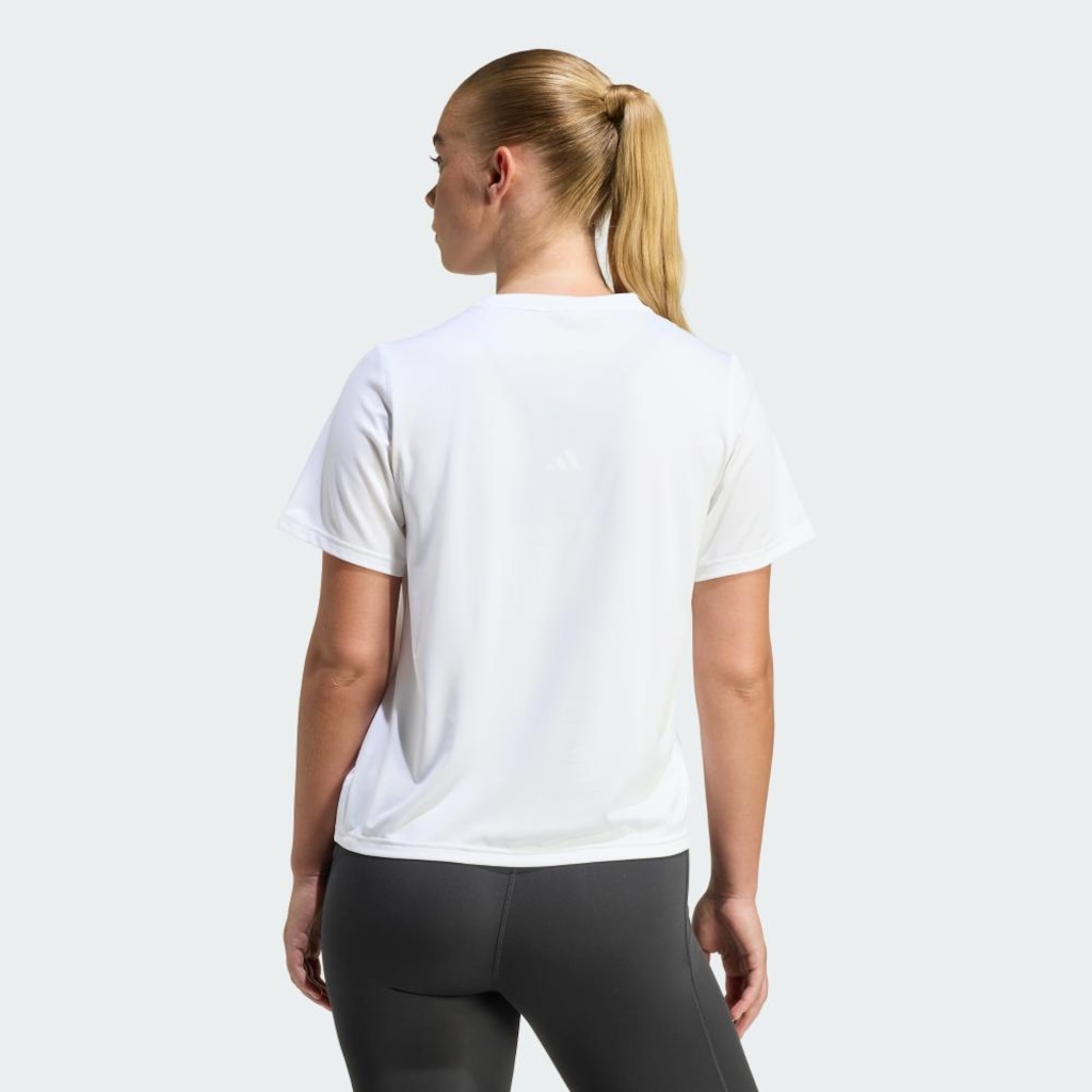 Imagem 3 do produto Camiseta Gola Careca adidas Workout Essentials Feminina