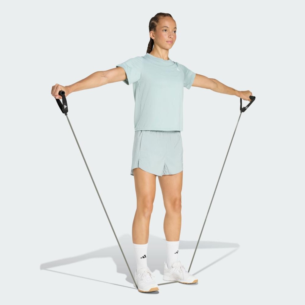 Imagem 4 do produto Camiseta Gola Careca adidas Workout Essentials Feminina