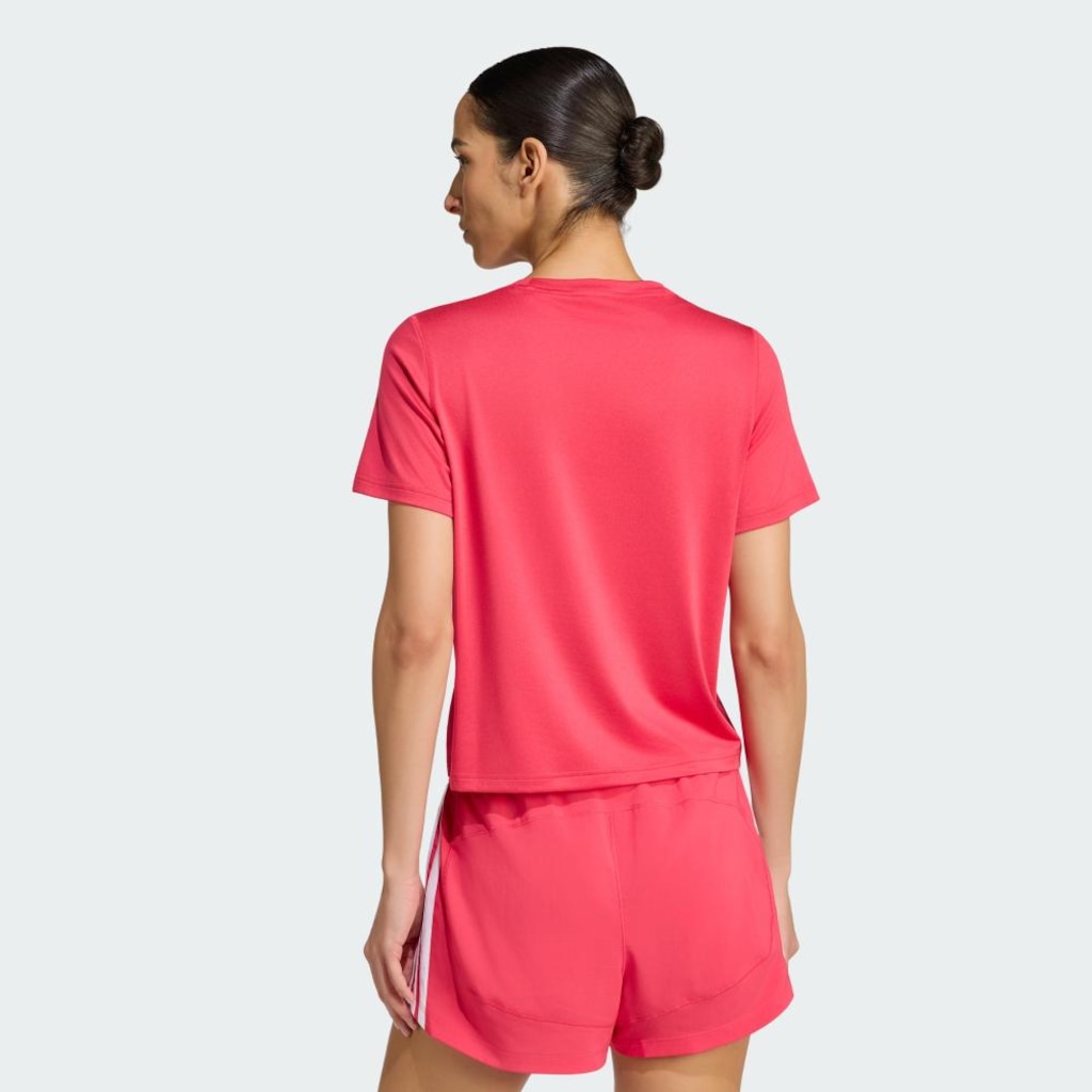 Imagem 3 do produto Camiseta Gola Careca adidas Workout Essentials Feminina