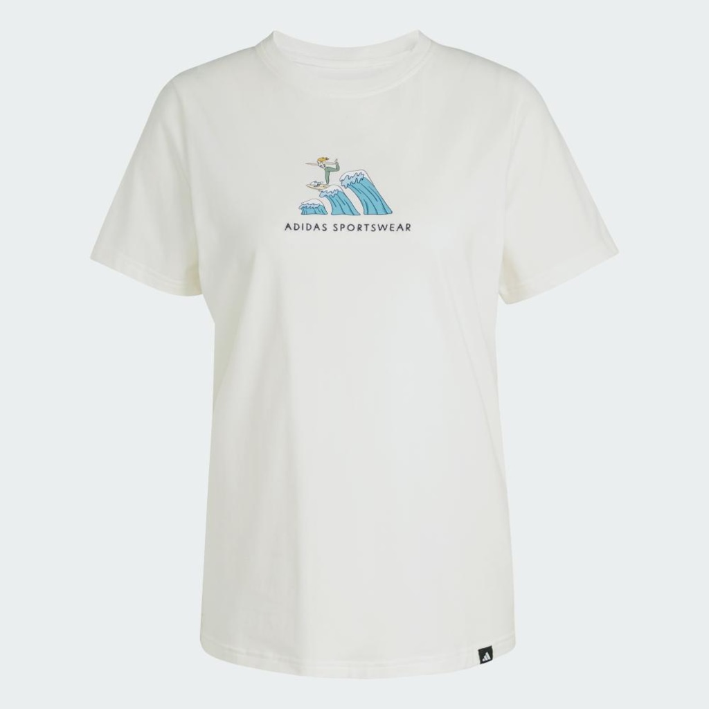 Camiseta adidas Codes Doodle Surf Feminina