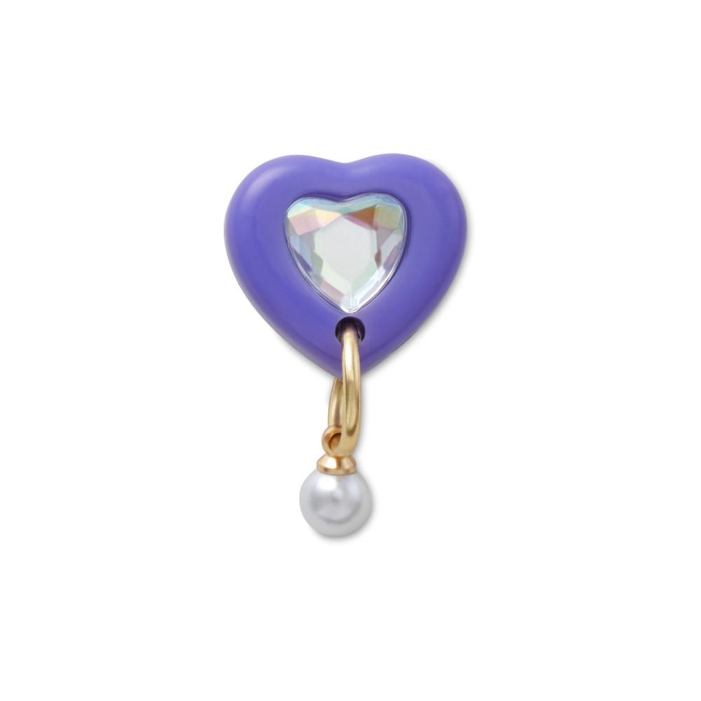 Jibbitz Crocs Coração com Pérola