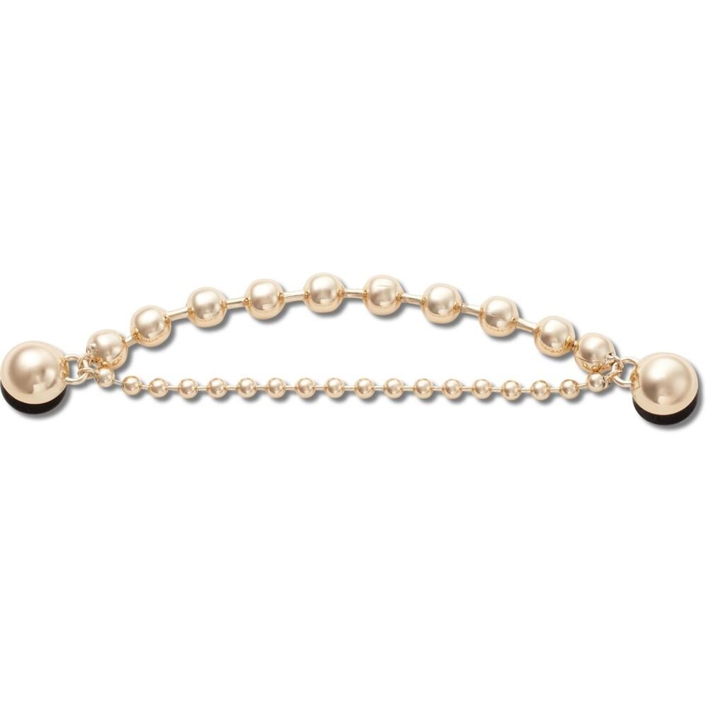 Jibbitz Crocs Corrente Dupla Dourada Cristais