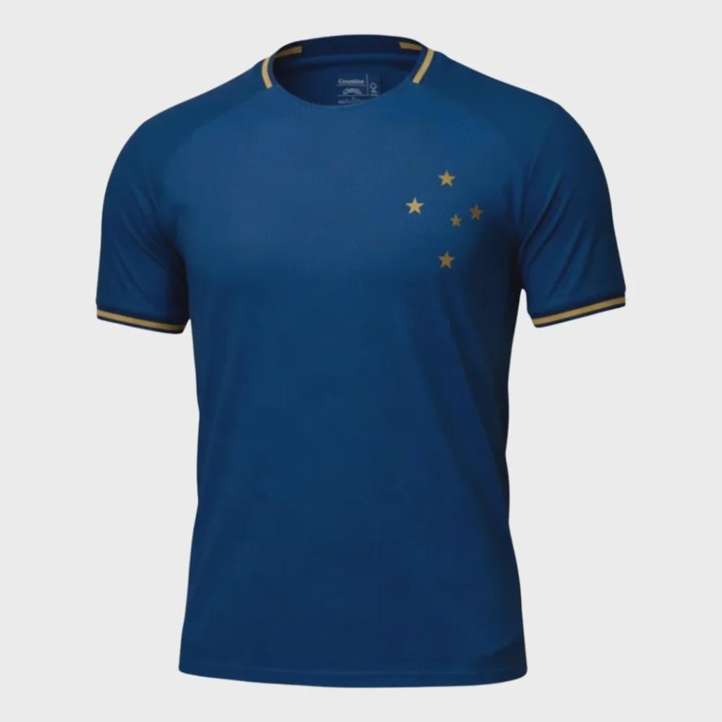 Camiseta Do Cruzeiro Bench Raglan - Masculino
