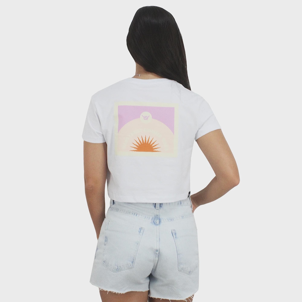 Imagem 2 do produto Camiseta Cropped Hang Loose Summer Feminino