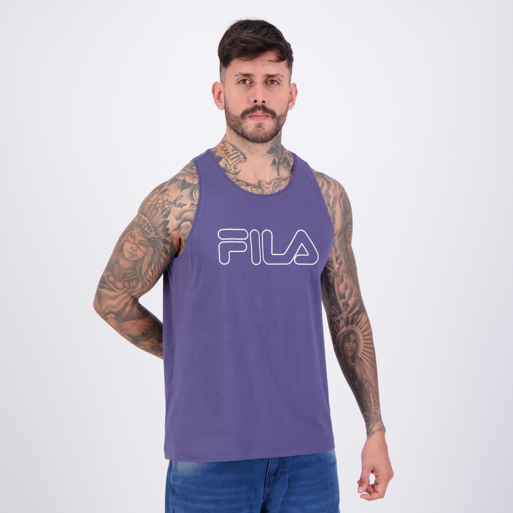 Imagem 2 do produto Regata Fila Letter Outline Masculina