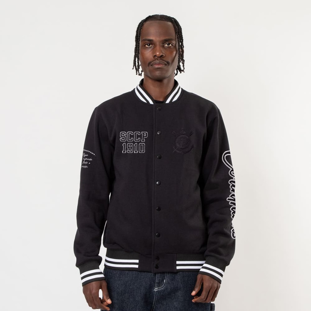 Blusão Moletom Do Corinthians Surf Center College Timão - Masculino