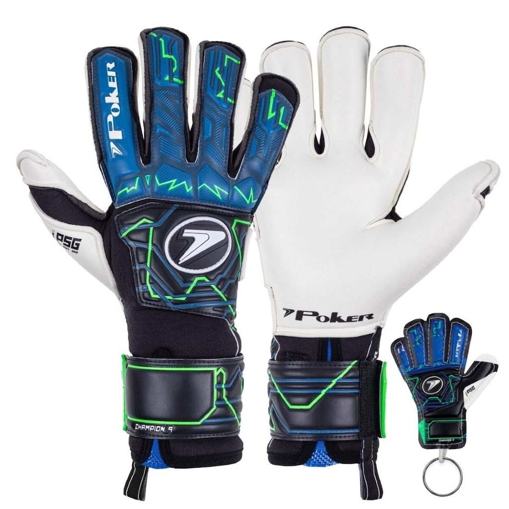 Luva de Goleiro Poker Profissional Champion 9 Masculina