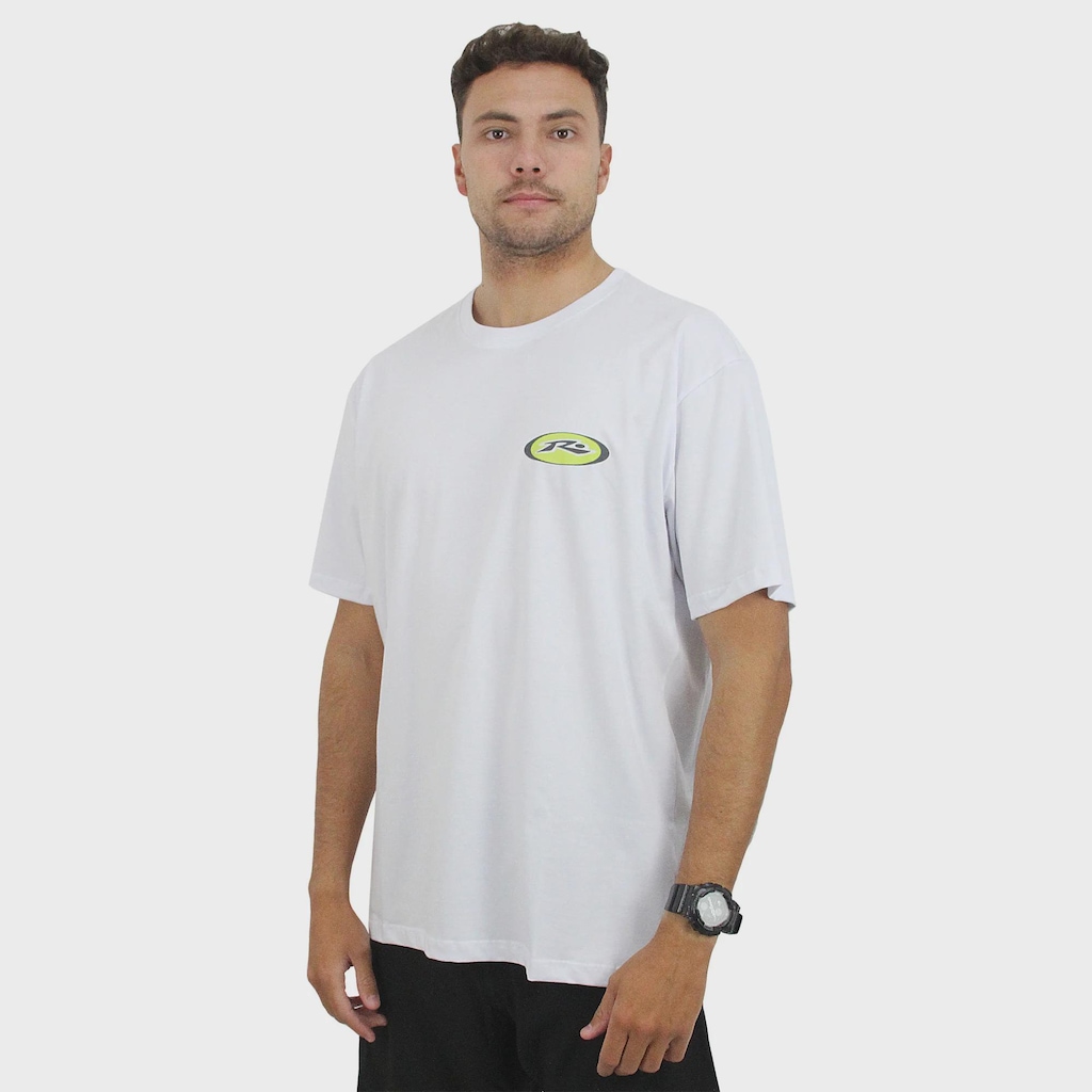 Camiseta Extra Grande Rusty Iri Eye White - Masculina