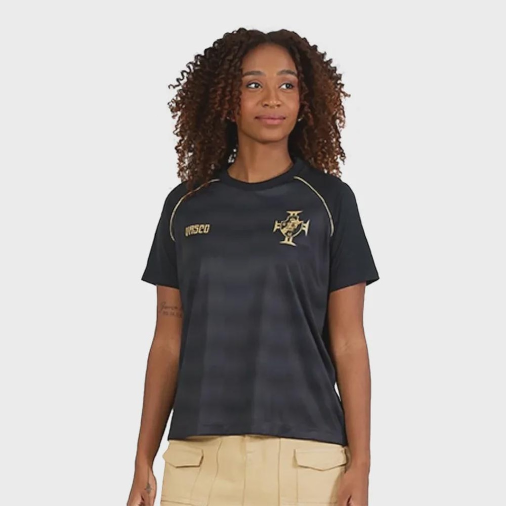 Camisa Do Vasco Mosaico Braziline Feminina