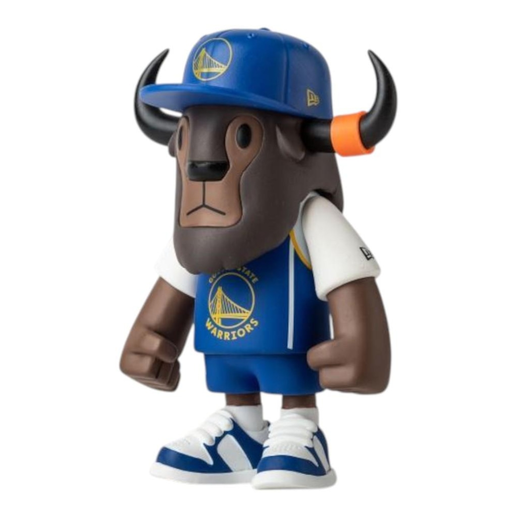 Boneco New Era 25 Mini Buffalo Figure Golden State Warriors