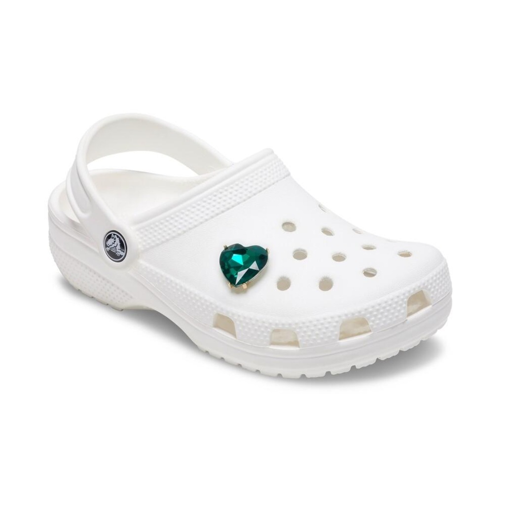 Imagem 2 do produto Jibbitz Cocs Pedra Coração Esmeralda