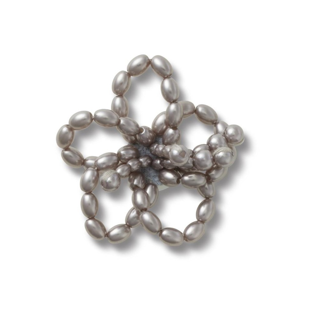 Jibbitz Crocs Flor de Pérolas Negras