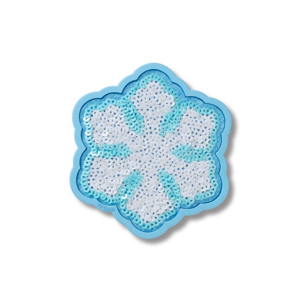 Jibbitz Crocs Floco de Neve de Lantejoulas