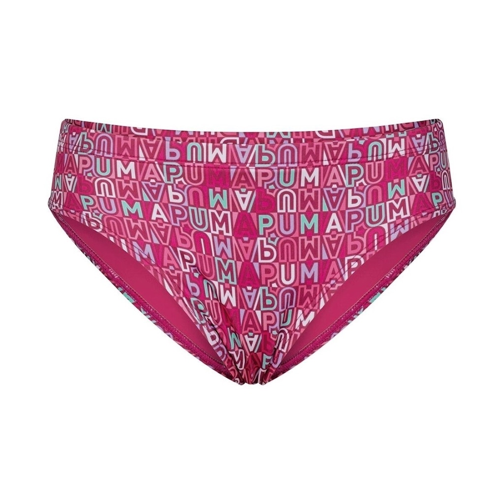 Calcinha do Biquini Puma Estampada Infantil