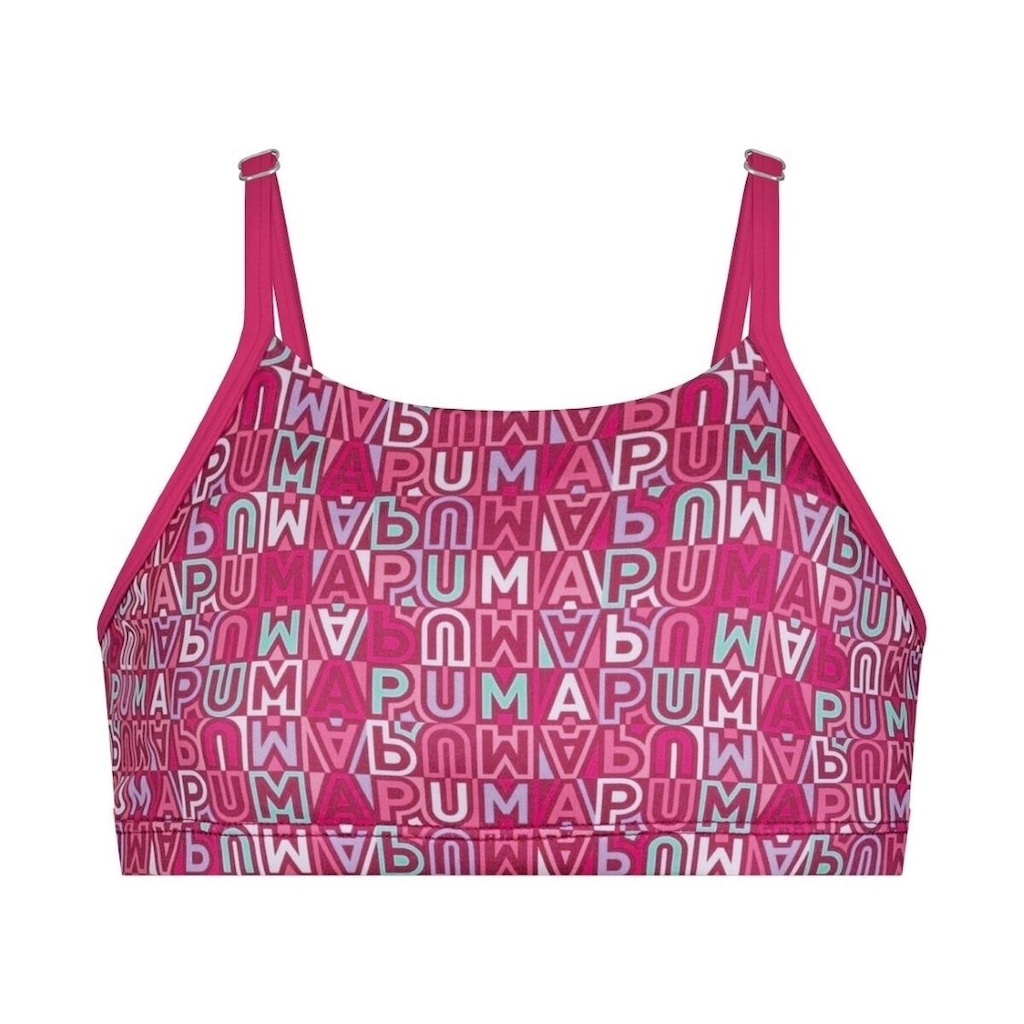 Top do Biquini Puma Estampado Infantil