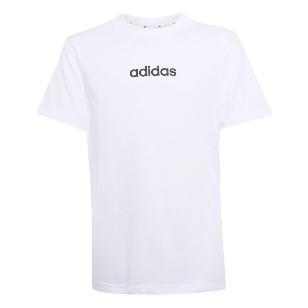 Camiseta adidas Logo Linear 160 Infantil - Foto 1