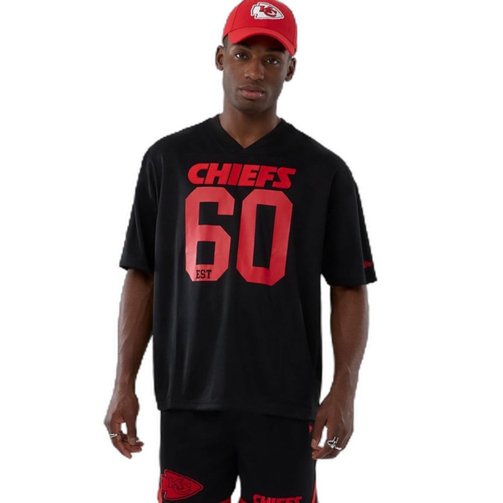 Camiseta Oversize Kansas City Chiefs NFL New Era Masculino