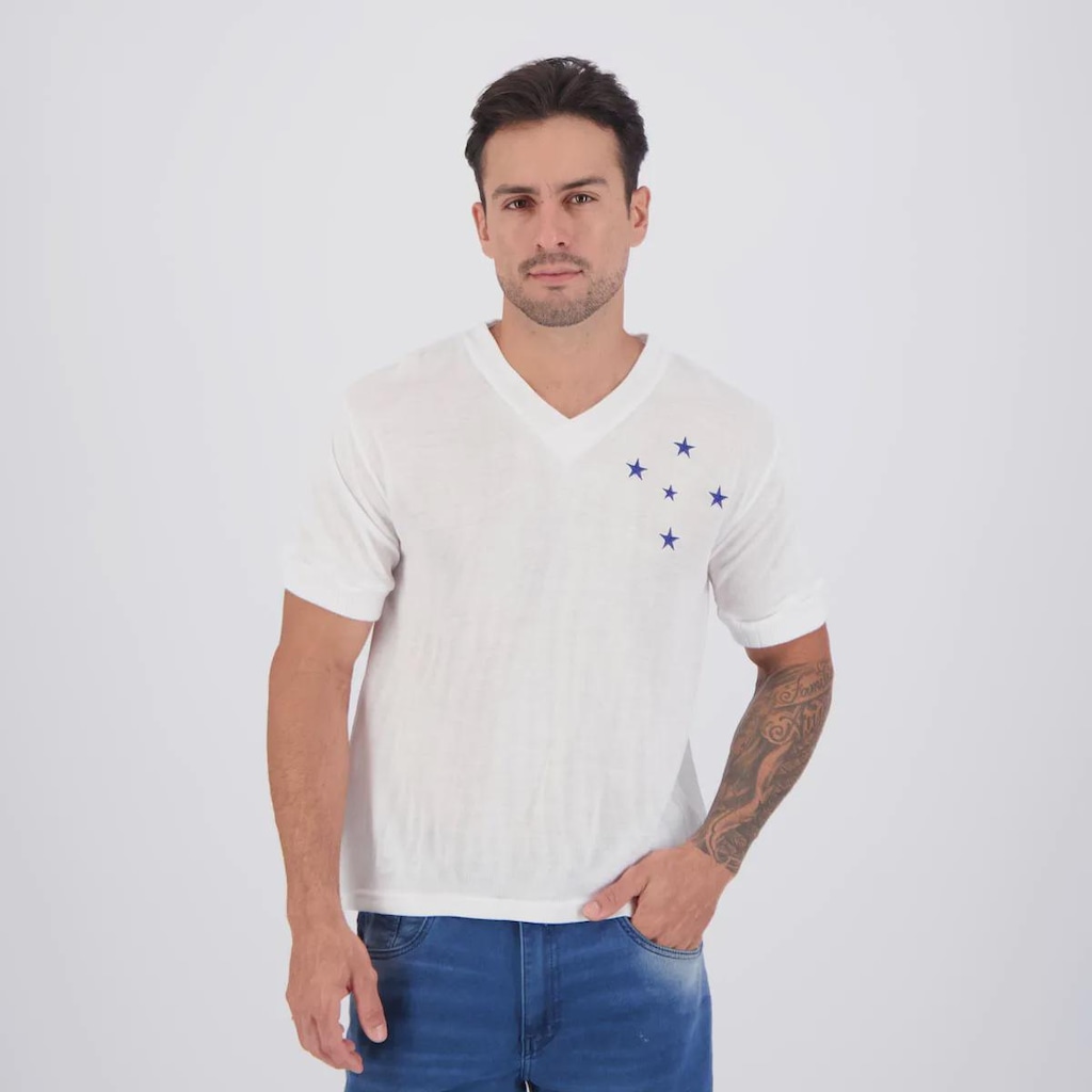Camisa Cruzeiro Retrô 1966 Masculina