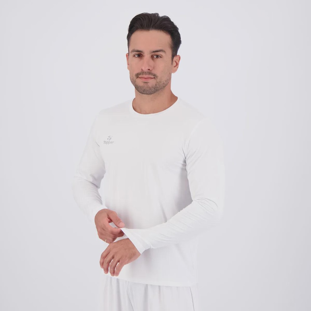 Imagem 3 do produto Camiseta Topper Regular Fit UV50 ML Masculina