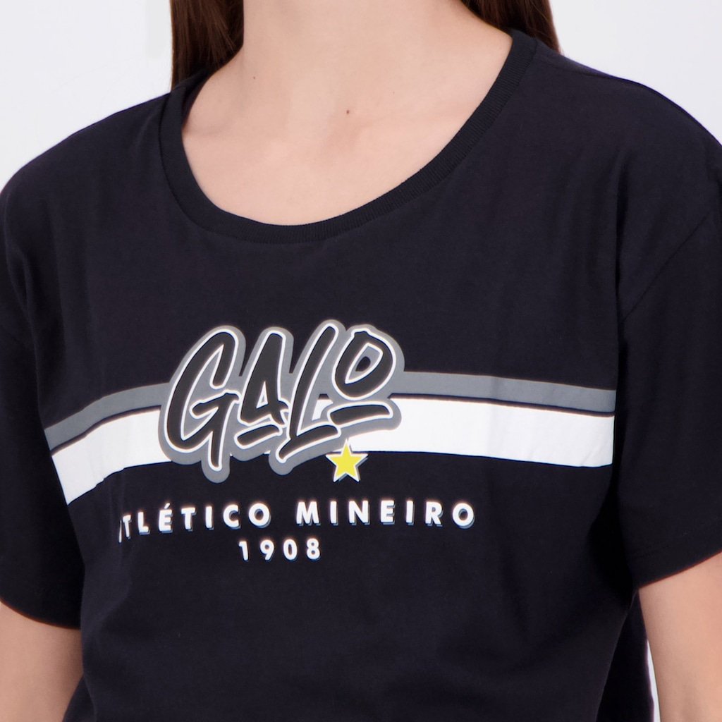 Imagem 5 do produto Camiseta Cropped Atlético Mineiro Academy Feminino