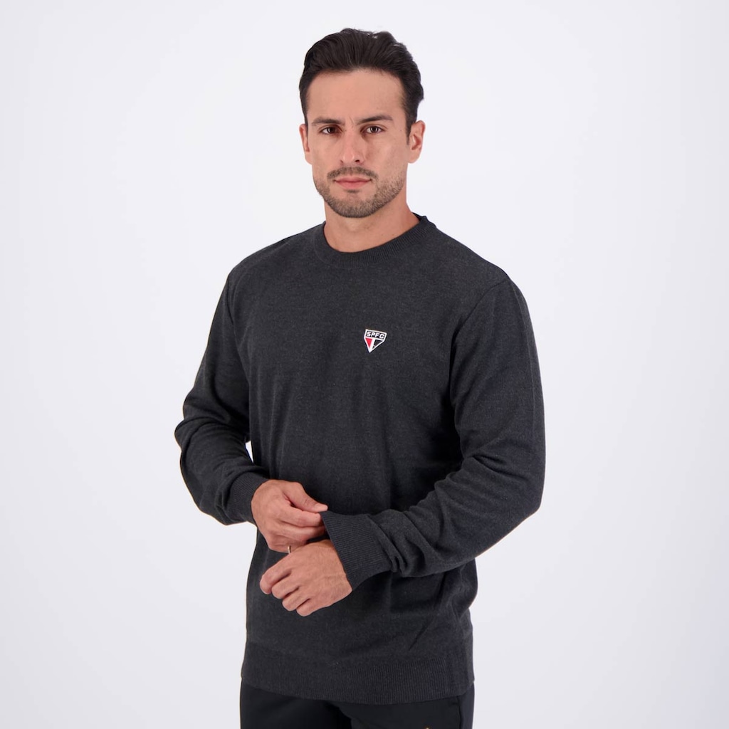 Imagem 3 do produto Blusão Moletom Pullover São Paulo Conto Masculino